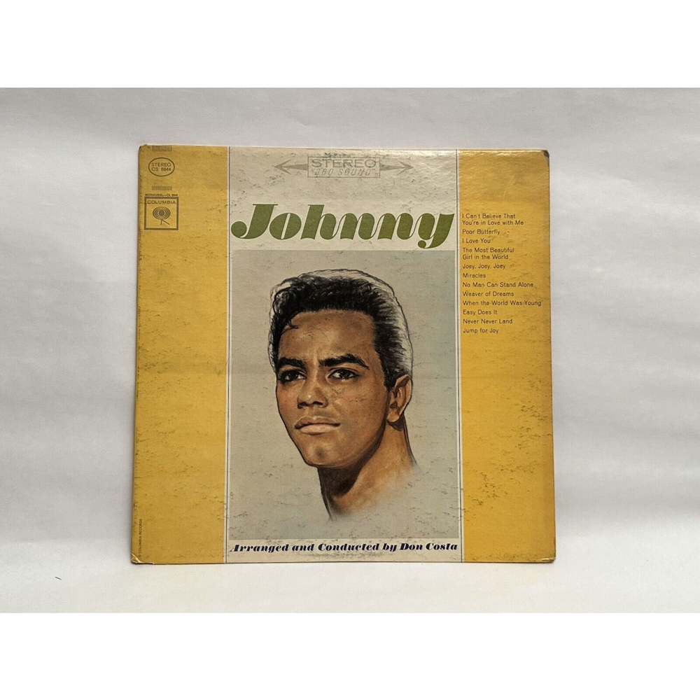 Columbia 1963 Johnny Mathis Johnny Lp 33 Vinyl Record CS8844 - Vintage